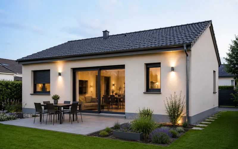 Maison après rénovation énergétique