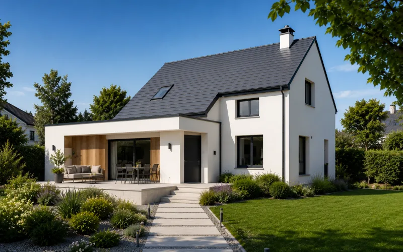Maison ancienne après rénovation complète