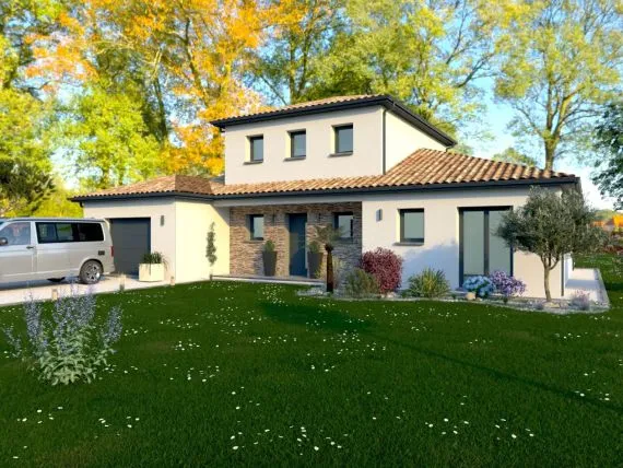 Projet de construction d'une maison 131 m² avec terrain à BAGE-LA-VILLE (01)