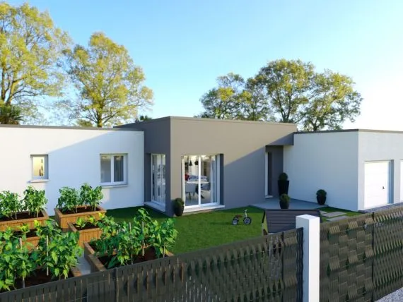 Projet de construction d'une maison 102 m² avec terrain à CHAROLLES (71)