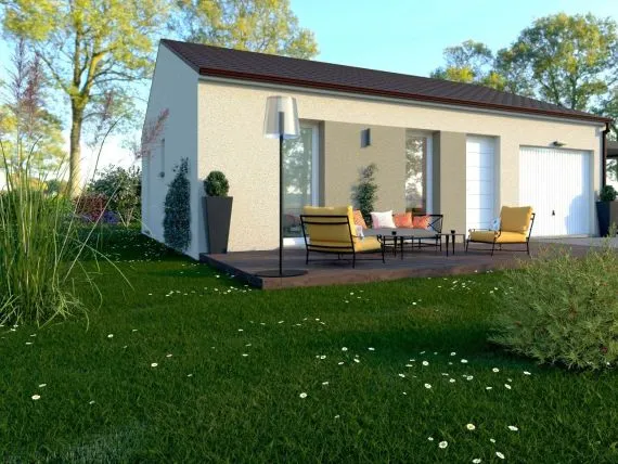 Projet de construction d'une maison 60 m² avec terrain à MARCIGNY (71)
