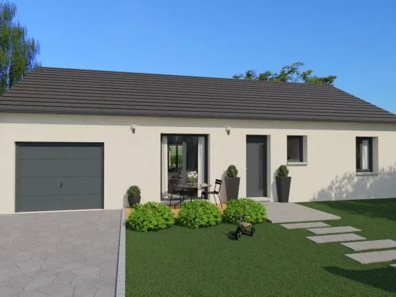 Projet de construction d'une maison 90 m² avec terrain à DIGOIN (71)