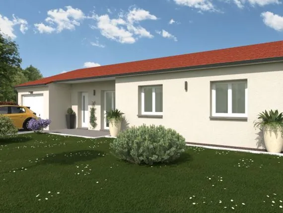 Projet de construction d'une maison 93 m² avec terrain à GUEUGNON (71)