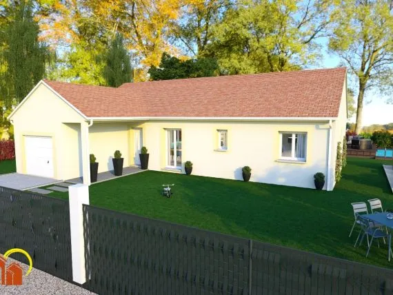 Projet de construction d'une maison 94 m² avec terrain à CUSSET (03)