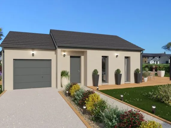Projet de construction d'une maison 91 m² avec terrain à MACON (71)
