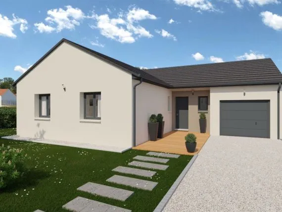Projet de construction d'une maison 96 m² avec terrain à CHEVROUX (01)