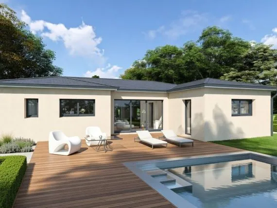 Projet de construction d'une maison 100 m² avec terrain à VARENNES-LES-MACON (71)