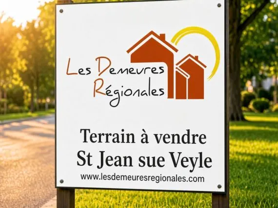 Terrain à bâtir de 1000 m² à SAINT-JEAN-SUR-VEYLE (01)