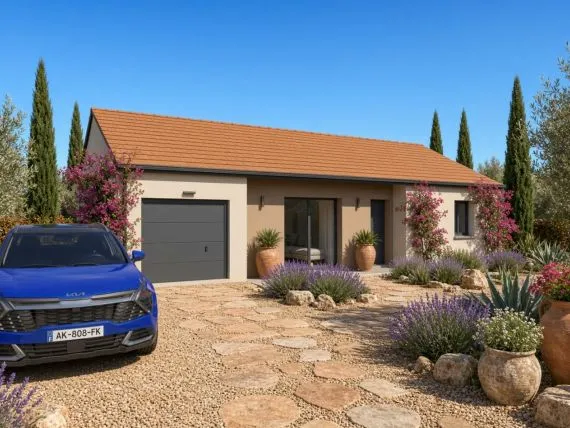 Projet de construction d'une maison 98 m² avec terrain à CHARNAY-LES-MACON (71850)