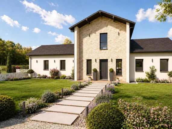 Projet de construction d'une maison 156 m² avec terrain à NEUVILLE-LES-DAMES (01)