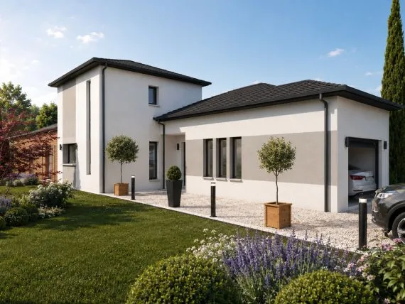 Projet de construction d'une maison 143 m² avec terrain à NEUVILLE-LES-DAMES (01)