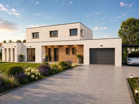 Projet de construction d'une maison 172 m² avec terrain à NEUVILLE-LES-DAMES (01)