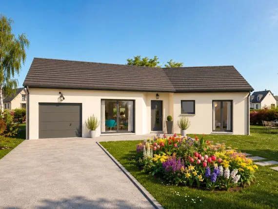 Projet de construction d'une maison 106 m² avec terrain à NEUVILLE-LES-DAMES (01)