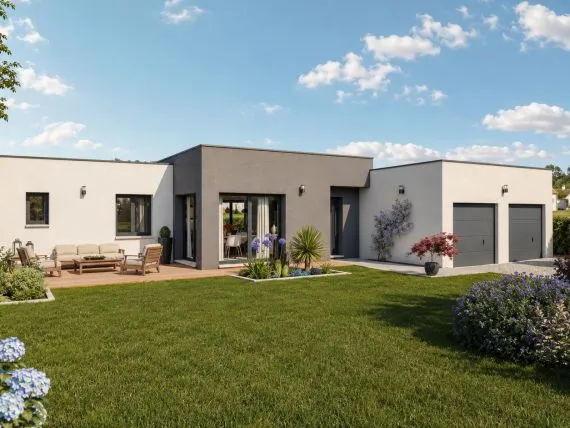 Projet de construction d'une maison 102 m² avec terrain à NEUVILLE-LES-DAMES (01)