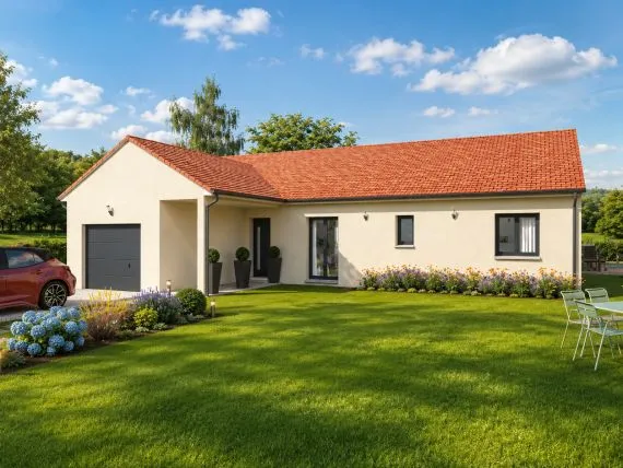 Projet de construction d'une maison 94 m² avec terrain à NEUVILLE-LES-DAMES (01)
