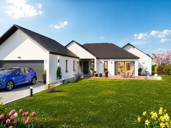 Projet de construction d'une maison 140 m² avec terrain à NEUVILLE-LES-DAMES (01)