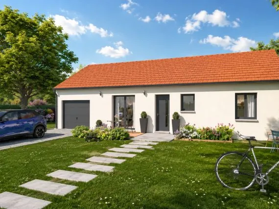 Projet de construction d'une maison 90 m² avec terrain à DOMPIERRE-LES-ORMES (71)