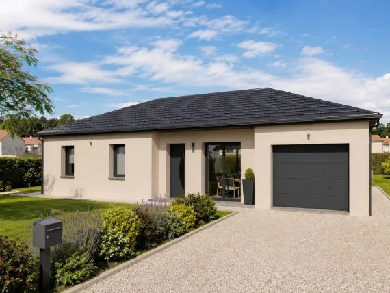Projet de construction d'une maison 100 m² avec terrain à DOMPIERRE-LES-ORMES (71)