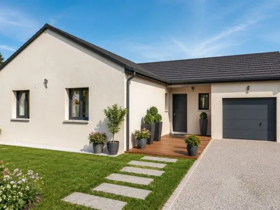 Projet de construction d'une maison 96 m² avec terrain à NEUVILLE-LES-DAMES (01)