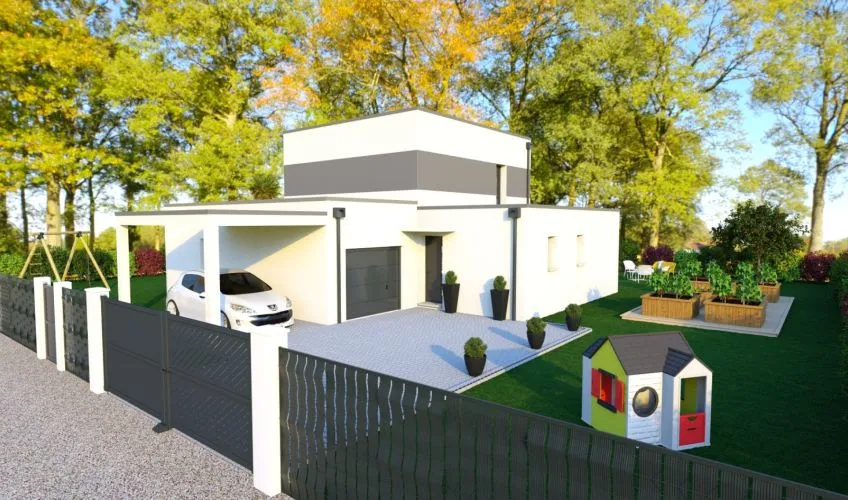 Projet de construction d'une maison 117 m² avec terrain à REPLONGES (01)