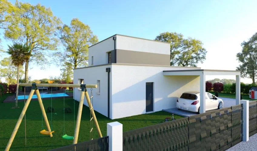 Projet de construction d'une maison 117 m² avec terrain à REPLONGES (01)