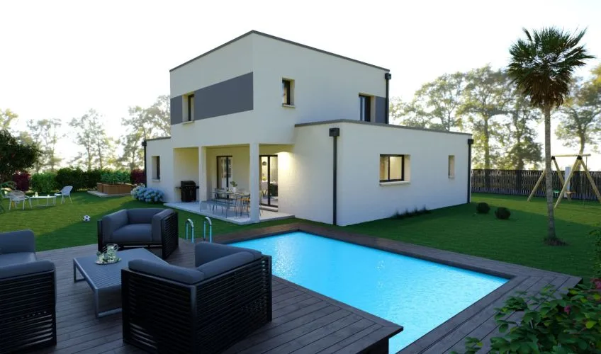 Projet de construction d'une maison 117 m² avec terrain à REPLONGES (01)