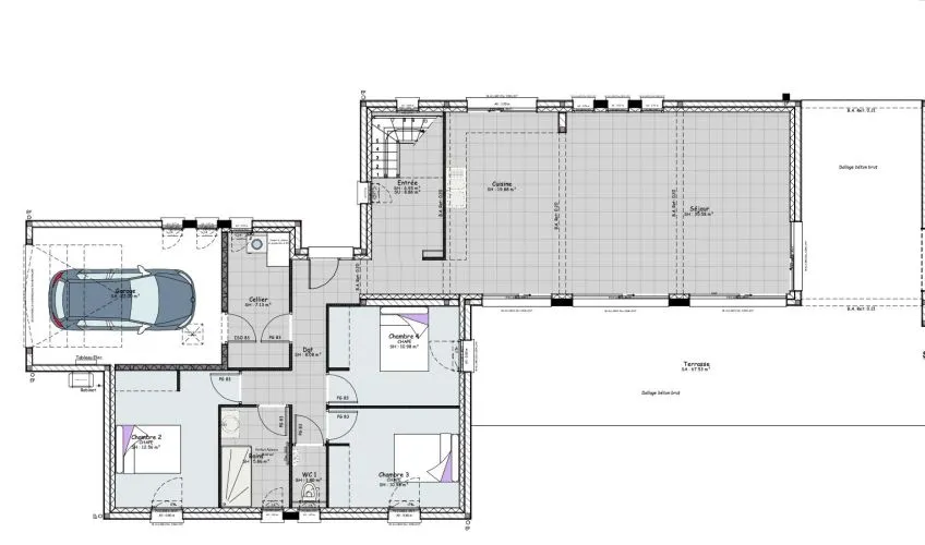 Projet de construction d'une maison 143 m² avec terrain à PARENT (63)