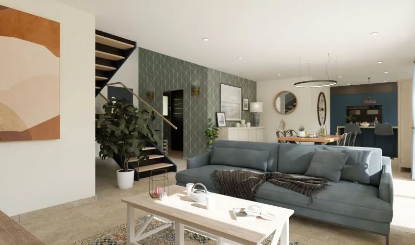 Projet de construction d'une maison 131 m² avec terrain à BAGE-LA-VILLE (01)