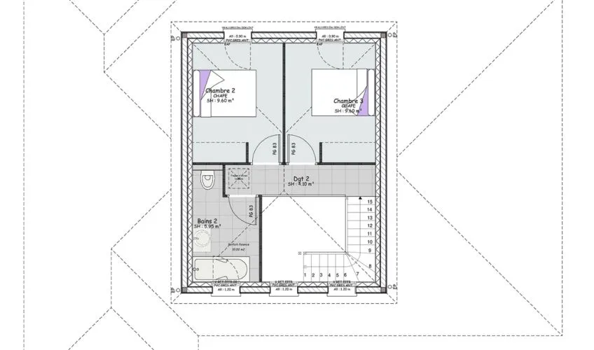 Projet de construction d'une maison 131 m² avec terrain à BAGE-LA-VILLE (01)