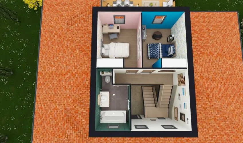 Projet de construction d'une maison 131 m² avec terrain à BAGE-LA-VILLE (01)