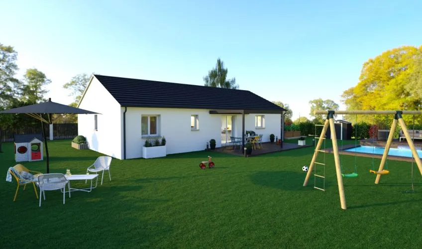 Projet de construction d'une maison 90 m² avec terrain à PERRECY-LES-FORGES (71)