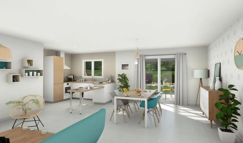 Projet de construction d'une maison 106 m² avec terrain à MATOUR (71)