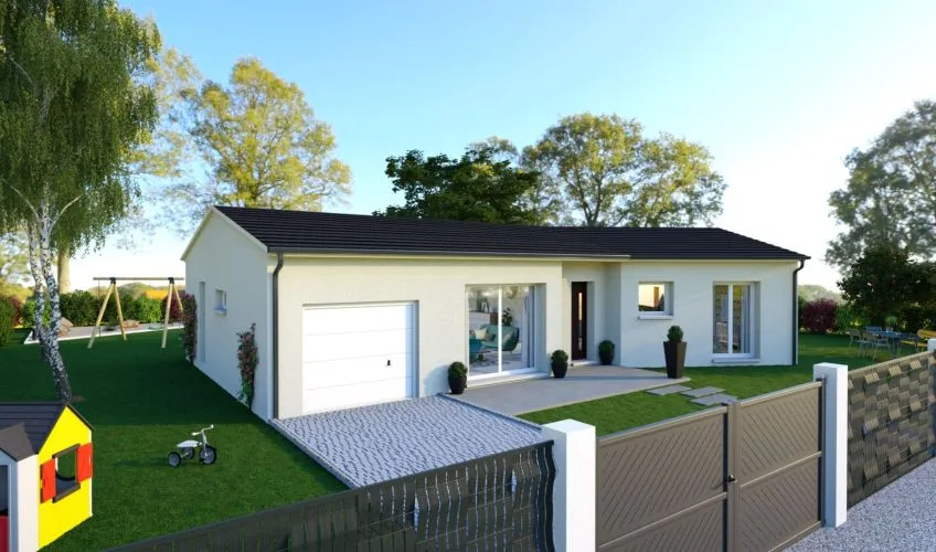 Projet de construction d'une maison 106 m² avec terrain à MATOUR (71)