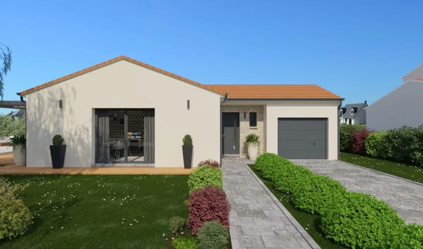 Projet de construction d'une maison 101 m² avec terrain à BAGE-LA-VILLE (01)