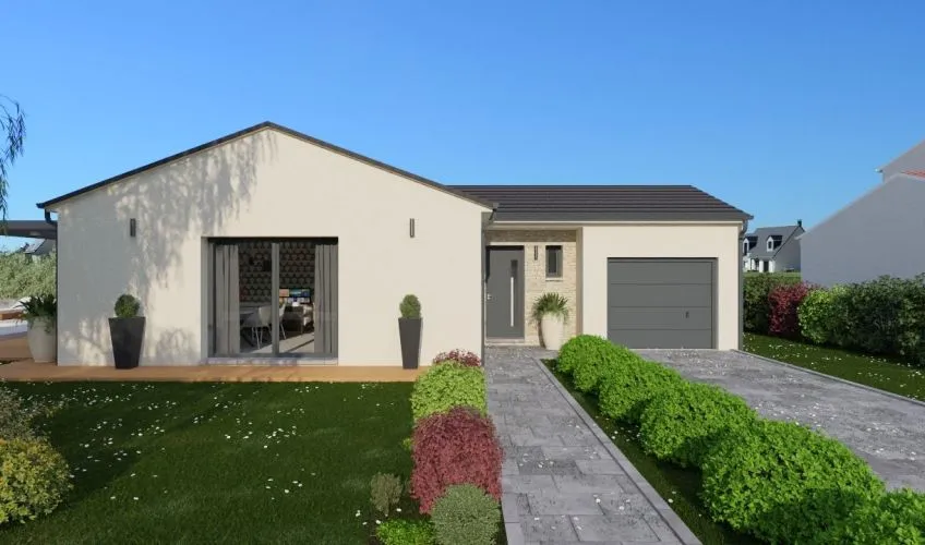 Projet de construction d'une maison 101 m² avec terrain à DIGOIN (71)