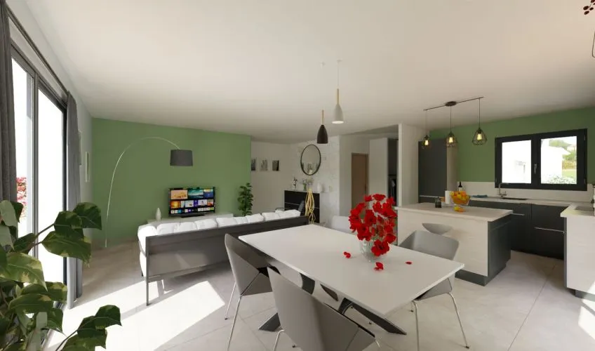 Projet de construction d'une maison 101 m² avec terrain à DIGOIN (71)