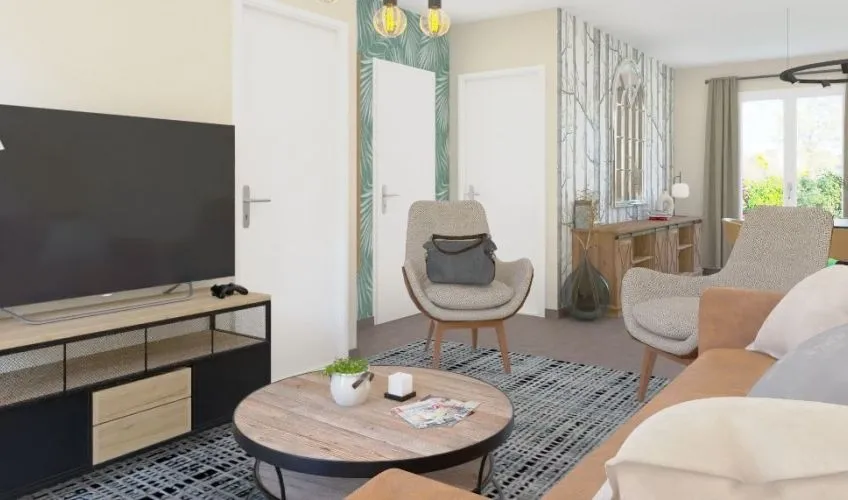 Projet de construction d'une maison 60 m² avec terrain à FEILLENS (01)