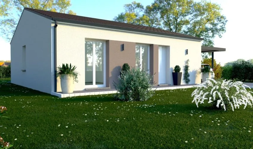 Projet de construction d'une maison 75 m² avec terrain à PARAY-LE-MONIAL (71)