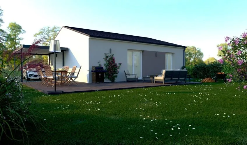 Projet de construction d'une maison 75 m² avec terrain à PARAY-LE-MONIAL (71)