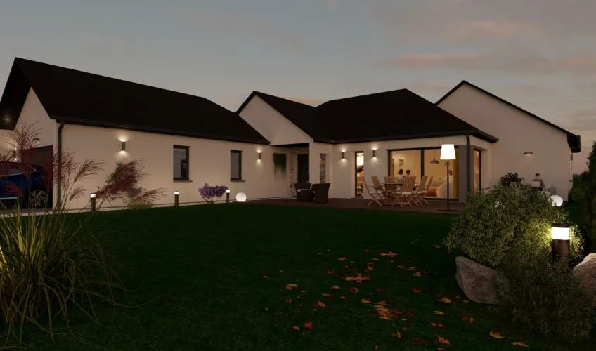 Projet de construction d'une maison 140 m² avec terrain à MARCIGNY (71)