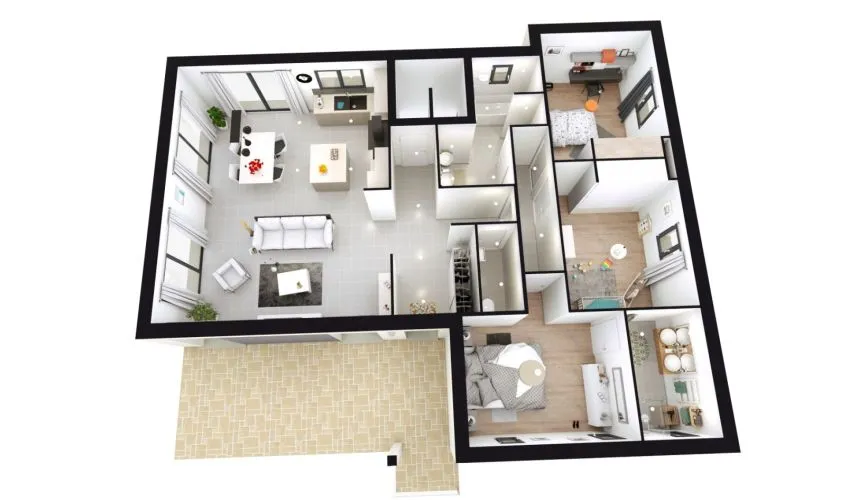 Projet de construction d'une maison 105 m² avec terrain à VENDAT (03)