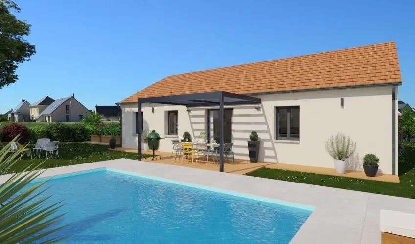 Projet de construction d'une maison 90 m² avec terrain à CHAROLLES (71)
