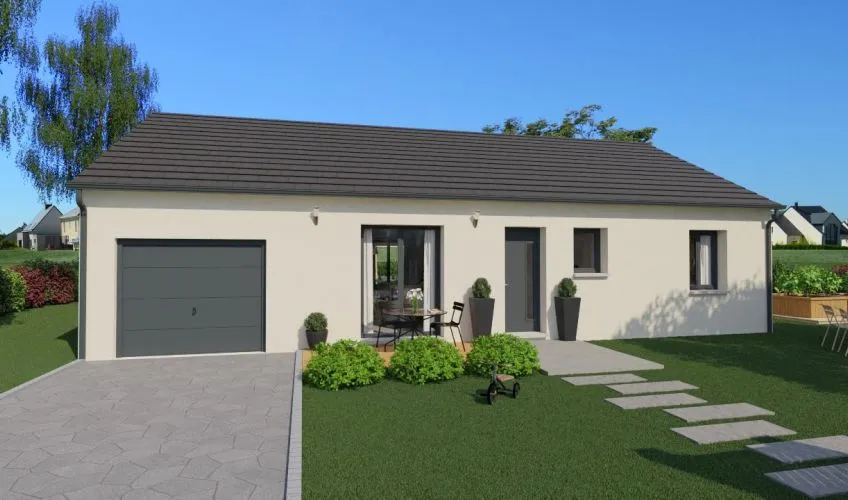 Projet de construction d'une maison 90 m² avec terrain à DIGOIN (71)