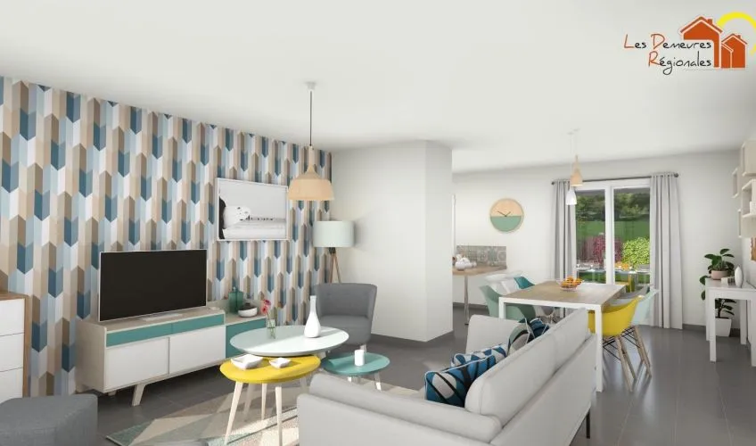 Projet de construction d'une maison 90 m² avec terrain à DIGOIN (71)