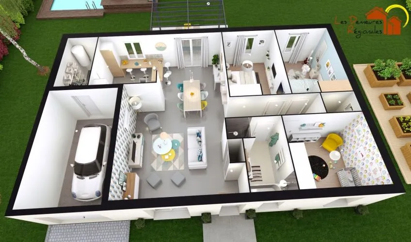 Projet de construction d'une maison 90 m² avec terrain à DIGOIN (71)
