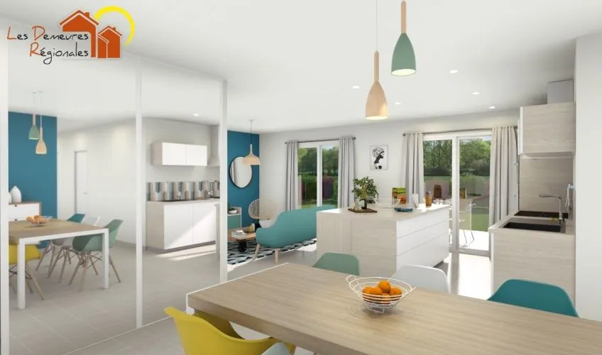 Projet de construction d'une maison 94 m² avec terrain à FEILLENS (01)