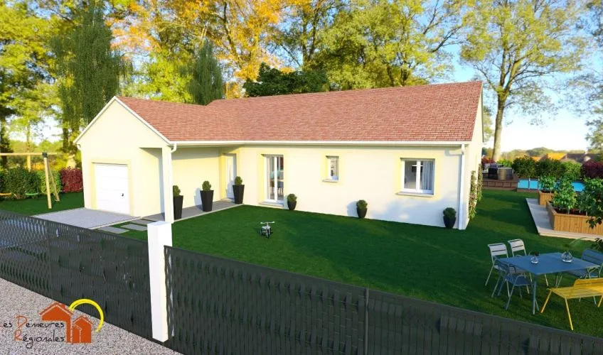 Projet de construction d'une maison 94 m² avec terrain à FEILLENS (01)