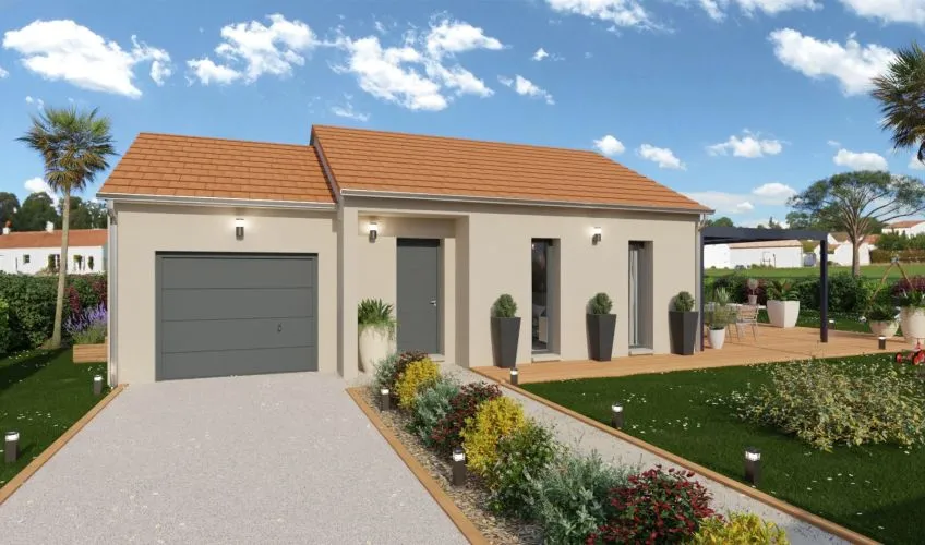 Projet de construction d'une maison 91 m² avec terrain à AVERMES (03)
