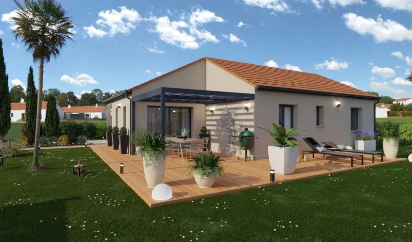 Projet de construction d'une maison 91 m² avec terrain à AVERMES (03)
