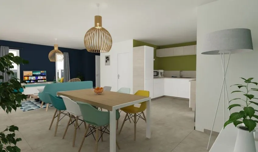 Projet de construction d'une maison 91 m² avec terrain à YZEURE (03)